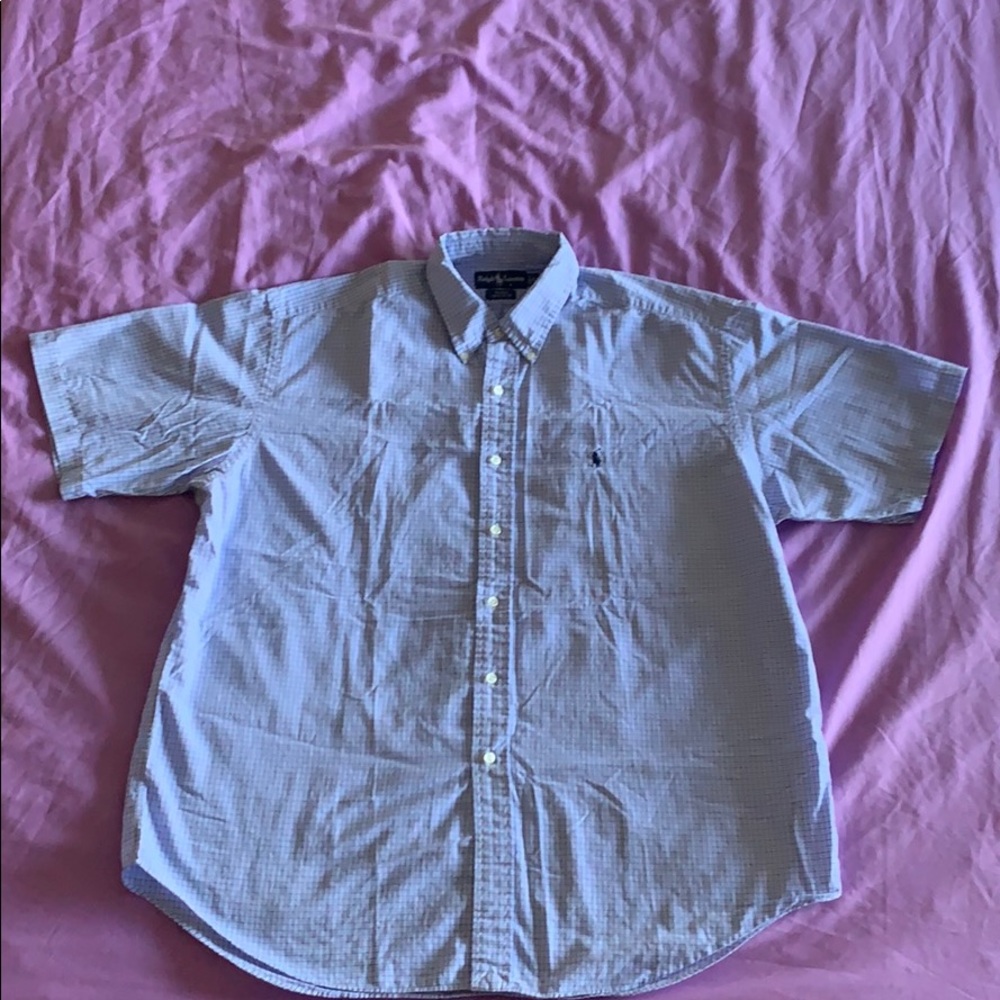 Ralph Lauren Blake short sleeve blue bottom down